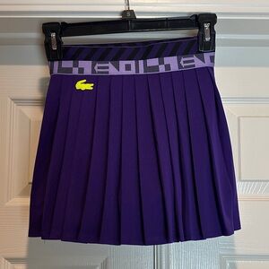 Lacoste Women's Vibrant Purple Mini Skirt